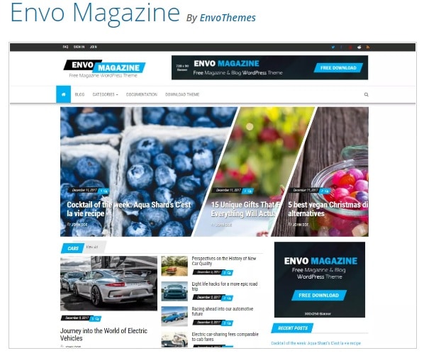 тема WordPress Envo Magazine