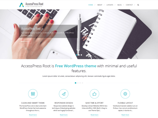 AccessPress-Root бизнес тема вордпресс