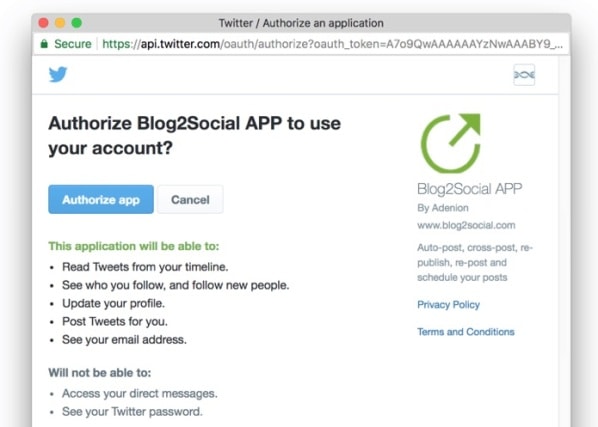 blog2social вордпресс