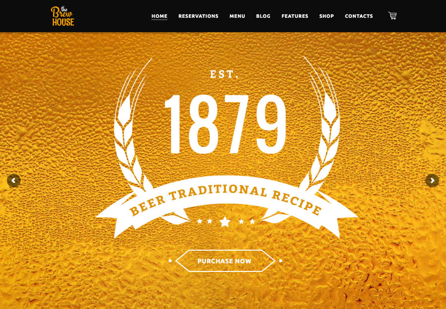 BrewHouse | Brewery / Pub / Restaurant WordPress Theme