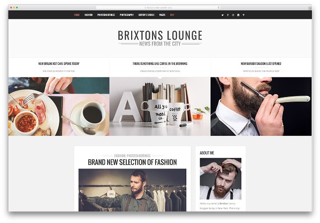тема brixton для фриланса