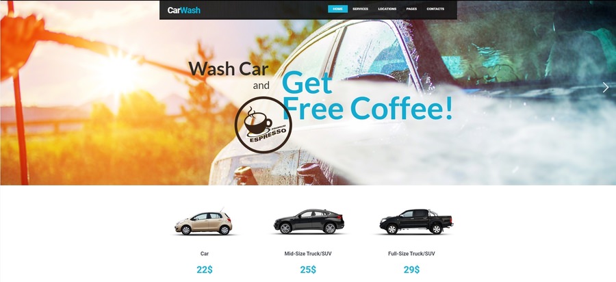 Car Wash, Auto Mechanic & Repair Shop WordPress Theme
