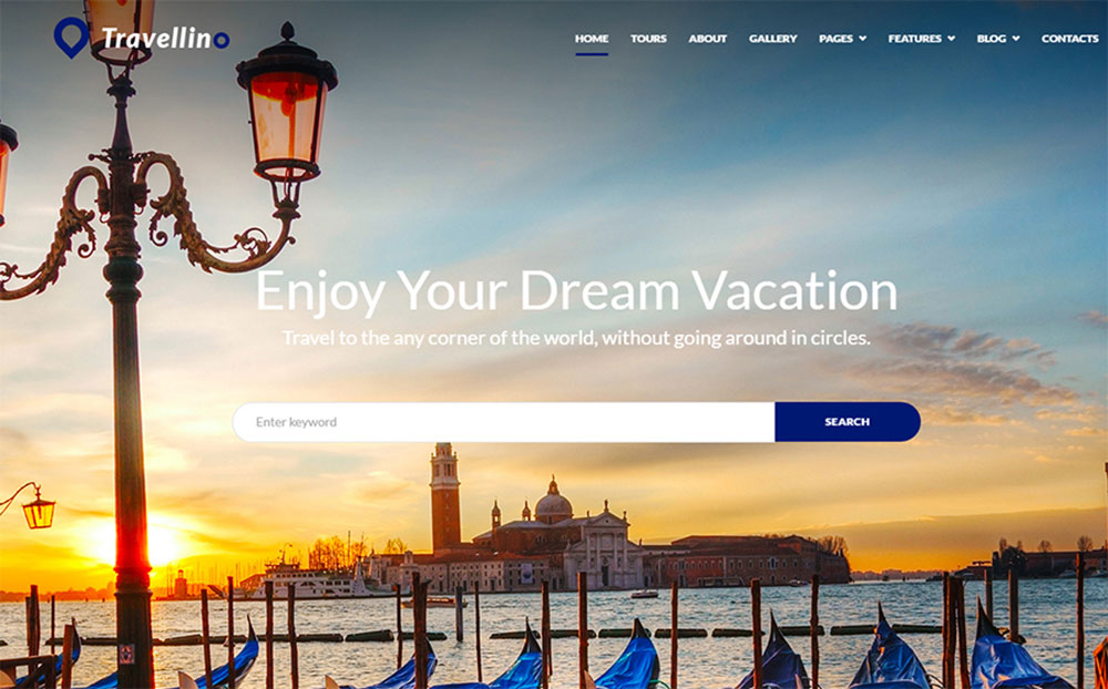Travellino - туристическая компания Elementor WordPress Theme