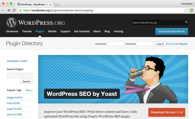 Плагин WordPress SEO от Yoast