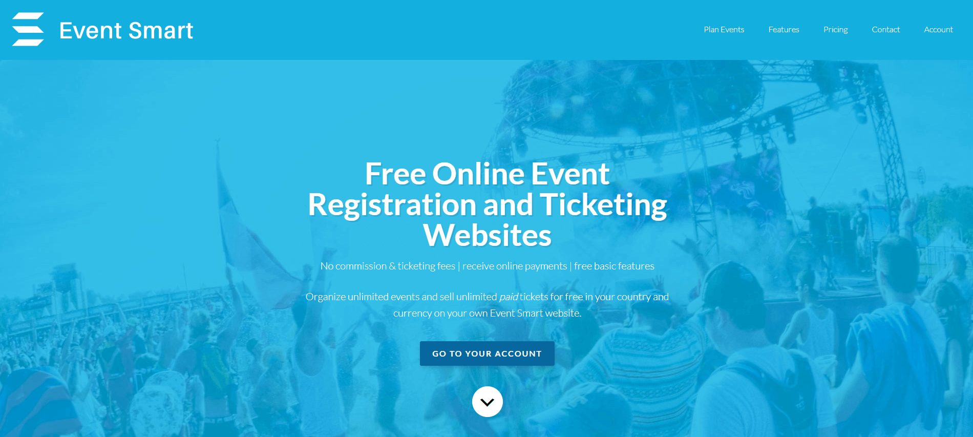 The Event Smart website.