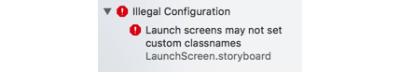 Xcode shows error when a custom class is used