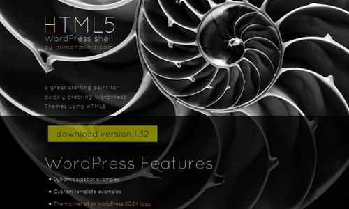HTML5 WordPress Shell