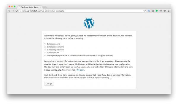 WordPress-install-welcome