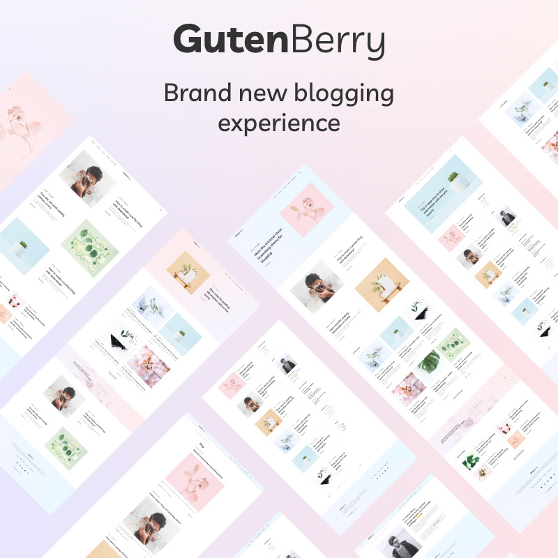 Gutenberry - Gutenberg-based Clean Blog