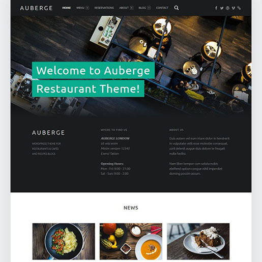 темные темы WordPress