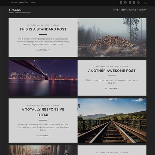 15+ бесплатных темных тем для сайта WordPress