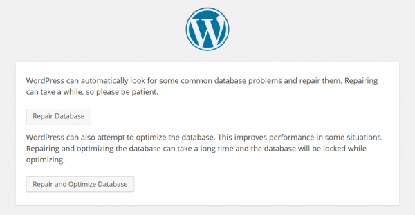 wordpress-database-repair