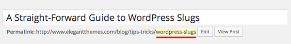 WordPress-Slugs-first-example