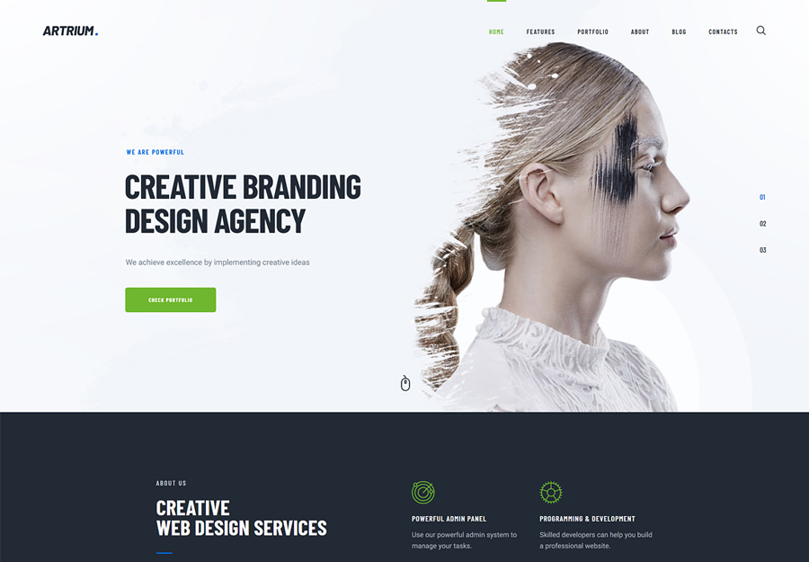 Artrium | Creative Agency & Web Studio WordPress Theme