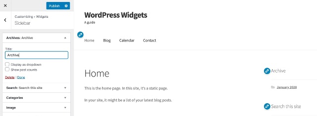 Как добавлять и использовать виджеты WordPress для настройки вашего сайта
