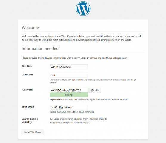 Как установить WordPress в Microsoft Azure: пошаговое руководство