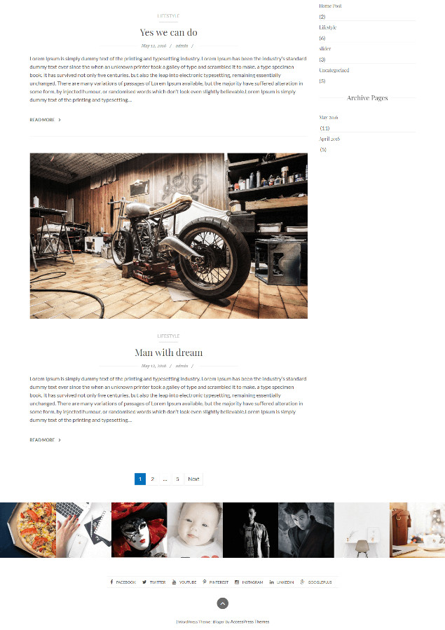 Как создать блог с помощью темы Bloger WordPress