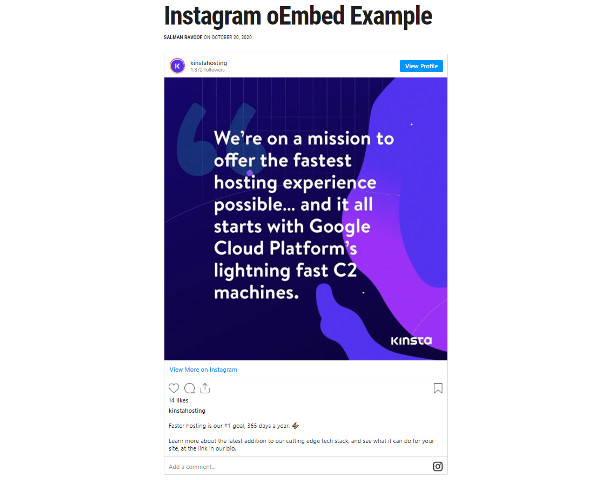 oembed-2 Как исправить ошибку Facebook oEmbed в WordPress