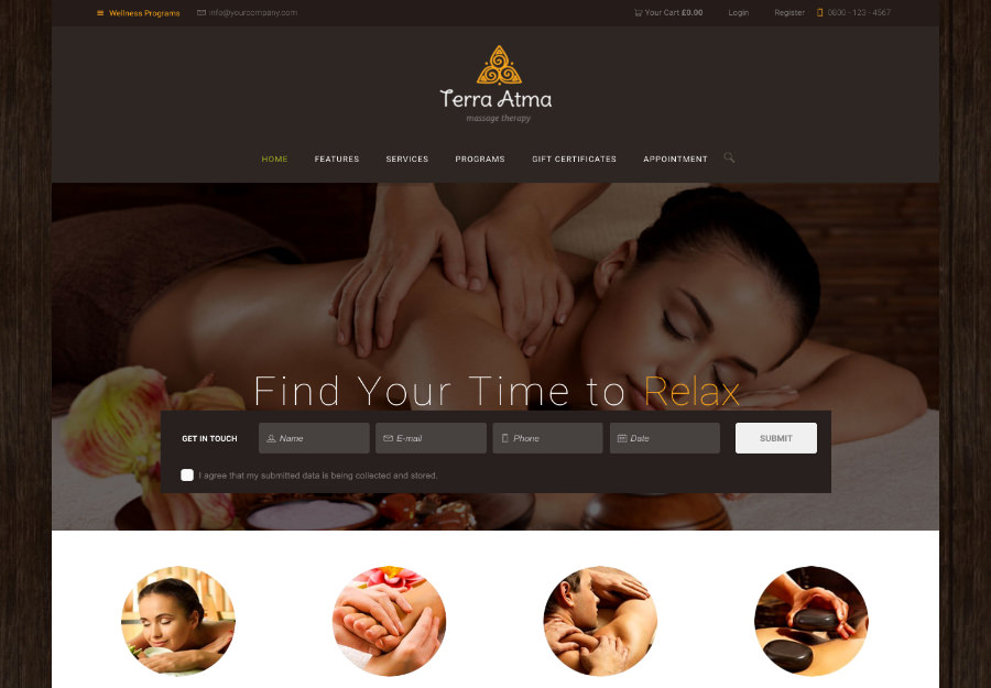 Terra Atma | Spa & Massage Salon Wellness WordPress Theme