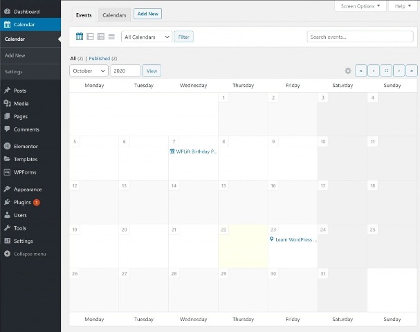Обзор Sugar Calendar: легкий расширяемый плагин календаря WordPress