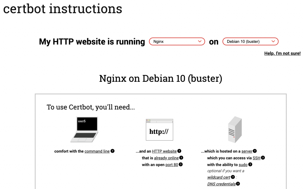 pressjitsu WordPress SSL: Certbot instructions for NGINX on Debian 10.