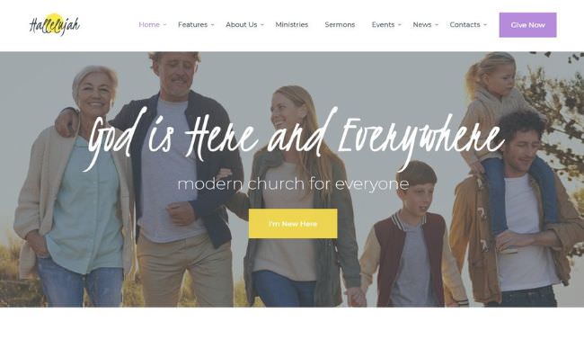 Hallelujah | Church & Religion WordPress Theme