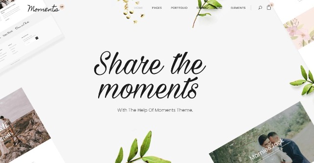 Moments – красивая тема WordPress