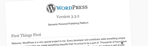 WordPress 3.3.2