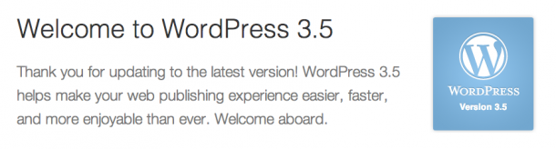 WordPress 3.5 RC2