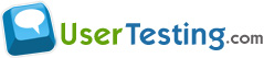 User testing logo