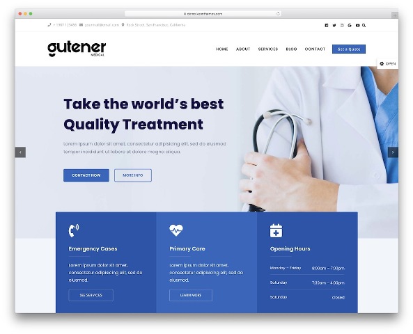Тема Gutener Medical