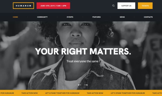 Humanum - Human Rights WordPress Theme