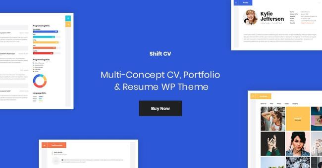 ShiftCV - Blog  Resume  Portfolio  WordPress