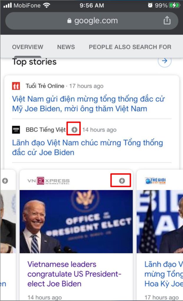 Google Top Stories