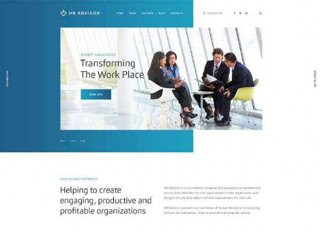 HR Advisor | Human Resources & Recruiting WordPress Theme