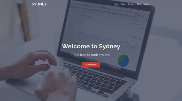 Sydney бесплатная бизнес-тема