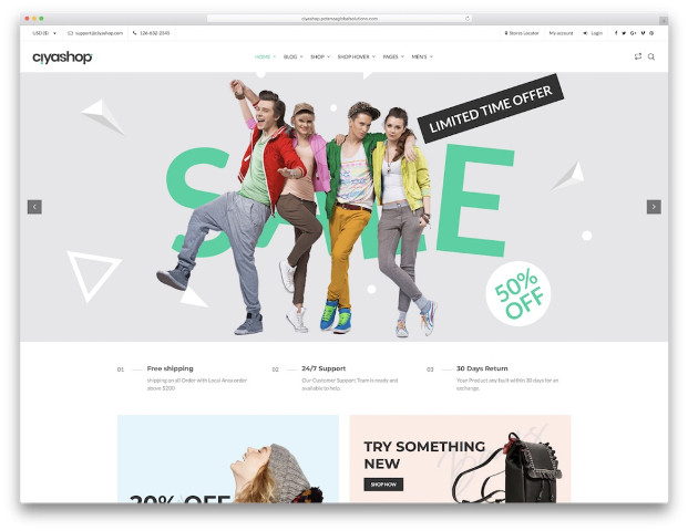 Тема Storefront