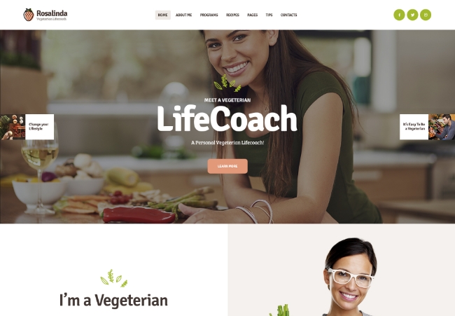 ТОП-20 WordPress шаблонов на тему здоровья и правильного питания